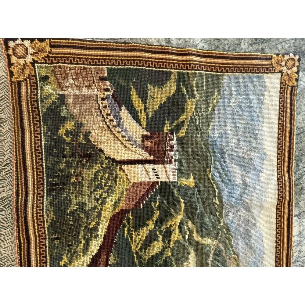 Vintage Great Wall Of China Tapestry Wall Hanging 38